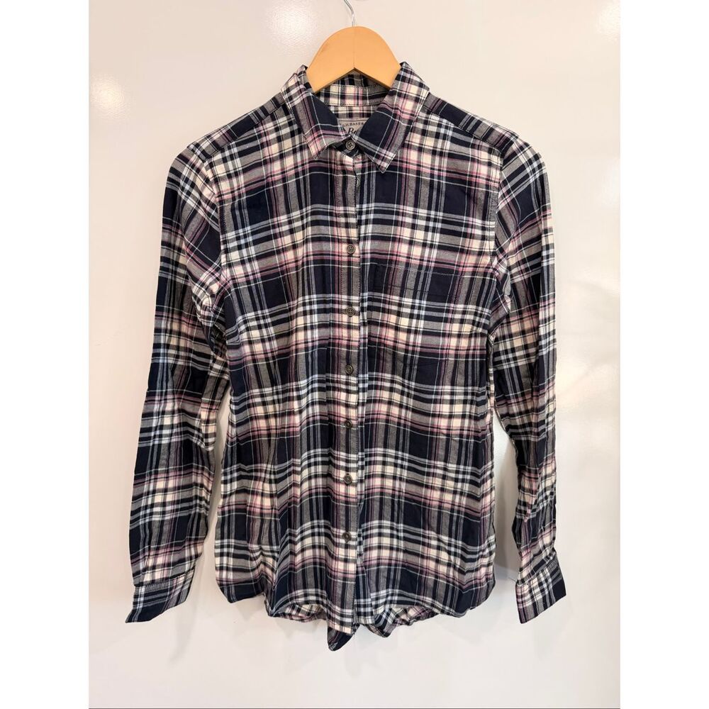 GH Bass & Co Women’s S Plaid Flannel Shirt NWT